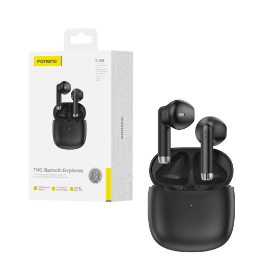 Auscultadores Bluetooth TWS Foneng BL168 Preto